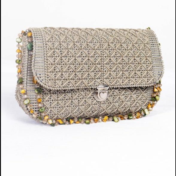 Roro Atelier Glitter Grey Mesh Large