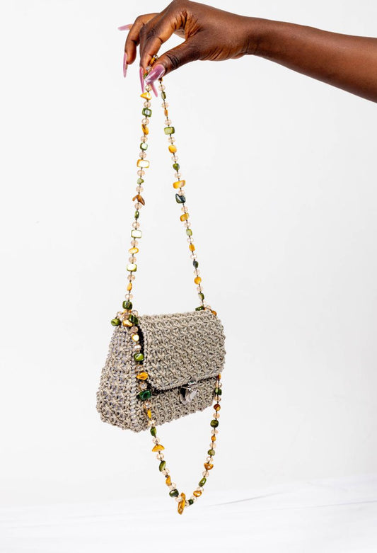 Roro Atelier Silver Bloom Mini Bag